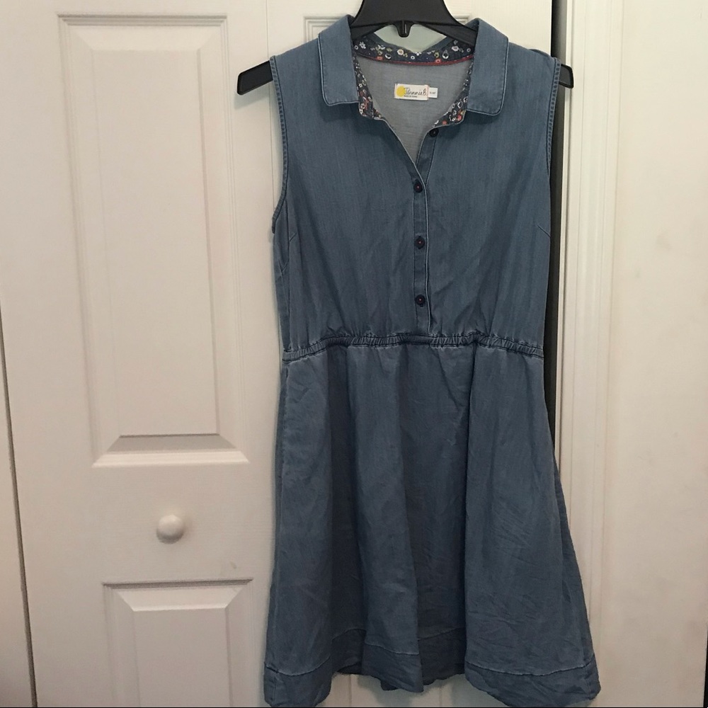 Boden johnnie B shirt dress tank us8 (kid 15/16)
